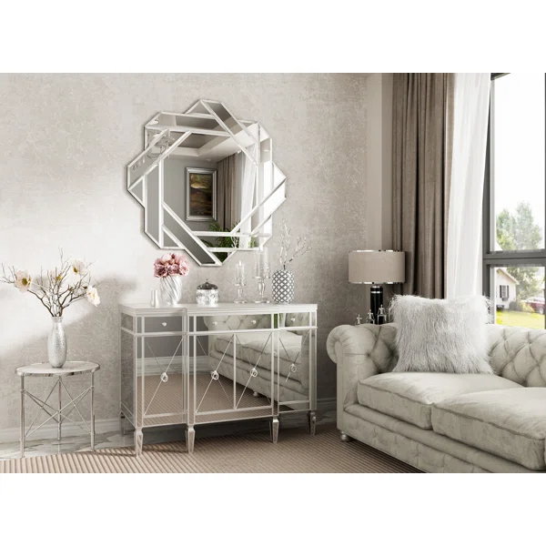 Sommerset Beveled Glass Decorative Wall Mirror - Image 2