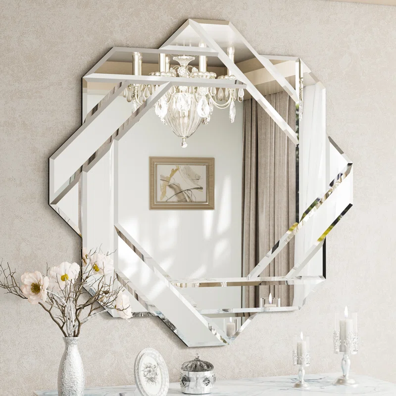 Sommerset Beveled Glass Decorative Wall Mirror